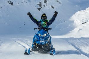 Snowmobiling in Nicola Valley BC near Soleado Ridge