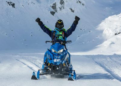 Snowmobiling in Nicola Valley BC near Soleado Ridge